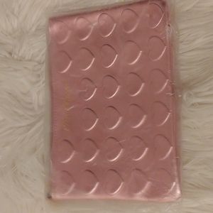 💝FIRM! NWT TOO FACED METALLIC PINK COSMETIC BAG